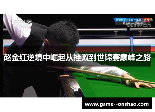 赵金红逆境中崛起从挫败到世锦赛巅峰之路